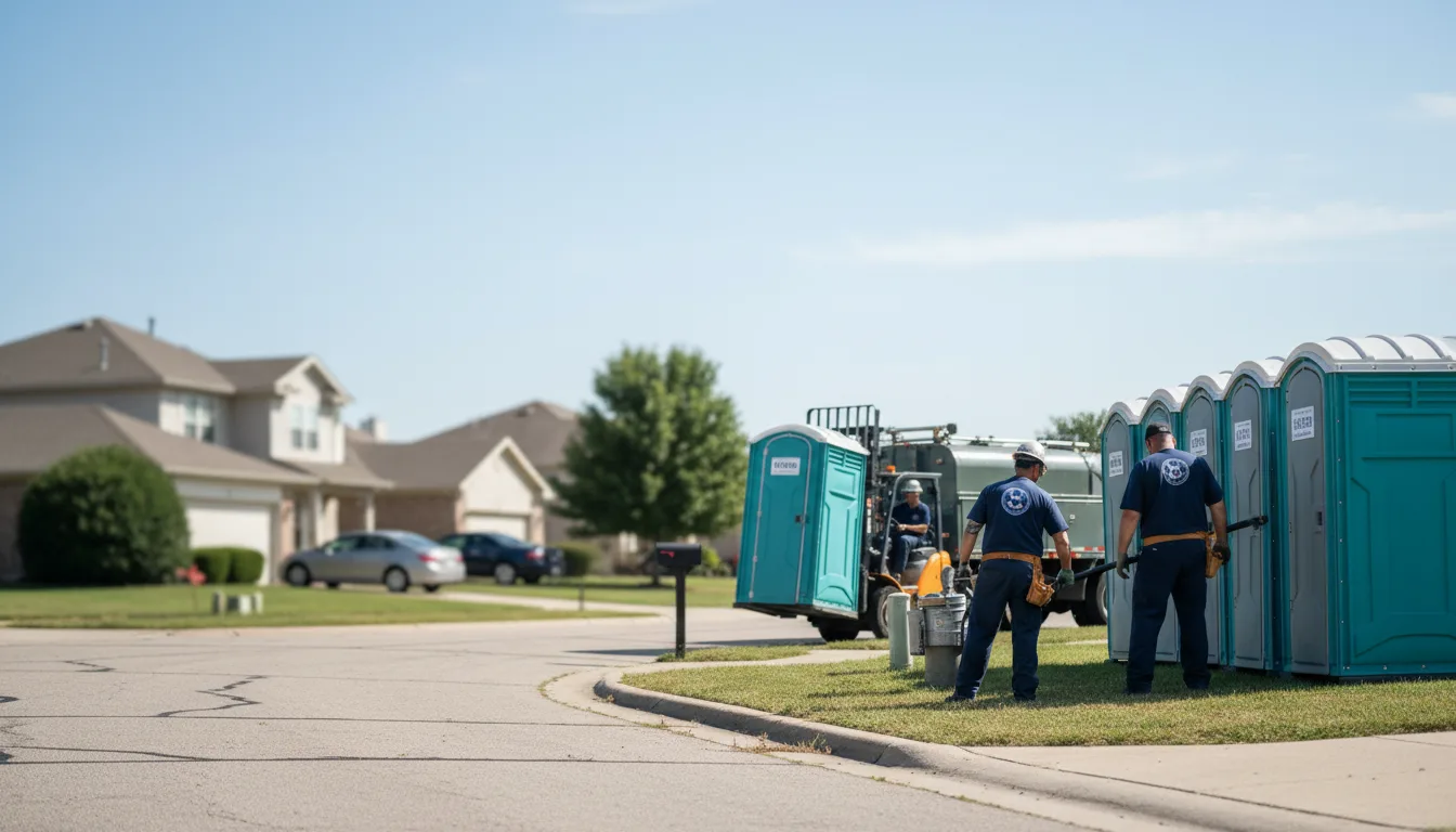 Porta Potty Rental in Fox, OK near me